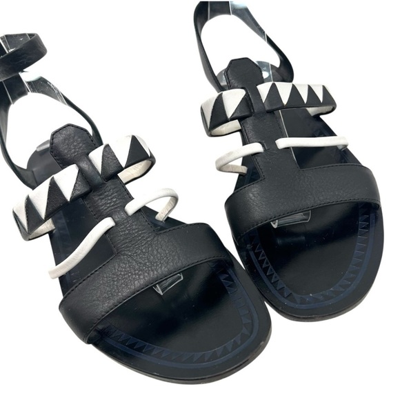 Proenza Schouler Leather Two Tone Gladiator Ankle Strap Sandals Women’s 38 - Picture 6 of 15